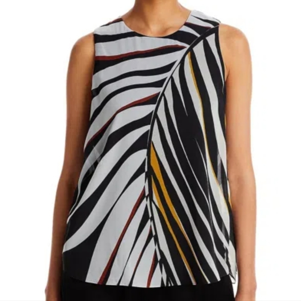 $298 KOBI HALPERIN Carsten Blouse in Natural Multi XXL